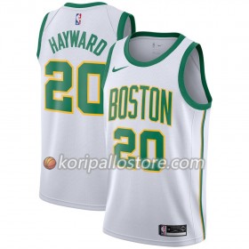 Boston Celtics Gordon Hayward 20 2018-19 Nike City Edition Valkoinen Miesten Pelipaidat Swingman 